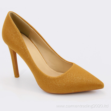 Luxury pointy-toe high-heeled party shoes for ladies